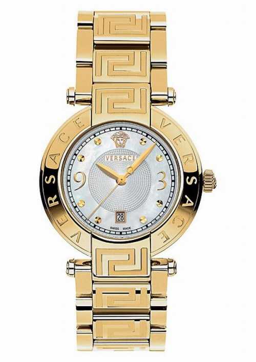 Goldene Versace Uhr