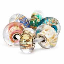 Trollbeads Set Glas Funkelnder Sand